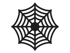 Podstawki pod talerze - Pajęczyna - 27,5 cm - 4 szt.