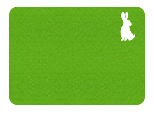 Podkładka pod talerz - Zajączek Wielkanocny - 40 cm - 1 szt.