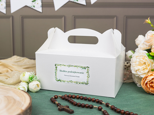 Naklejki na pudełka na ciasto - 30 szt.