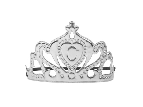 Tiara diadem srebrna - 1 szt.