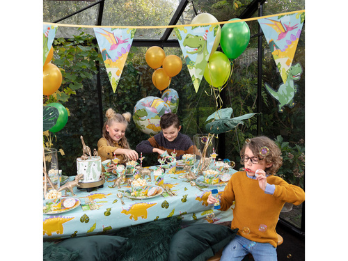 Kubeczki papierowe Dino Party - 210 ml - 10 szt.