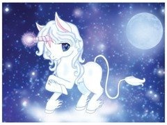 Dekoracyjny opłatek tortowy Jednorożec - A4