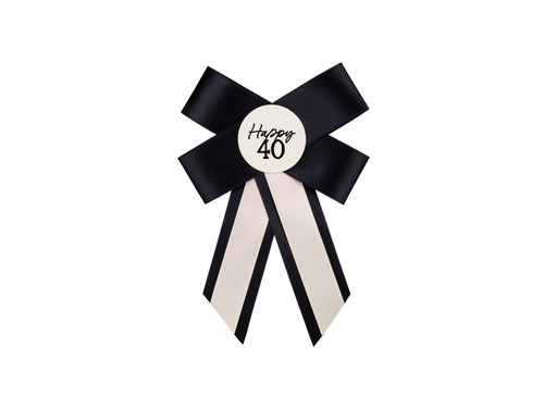 Kotylion Happy "40" - 1 szt.