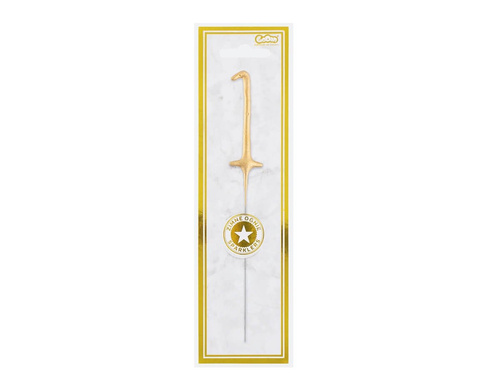 Zimne ognie złota cyferka 1 - 1 szt.