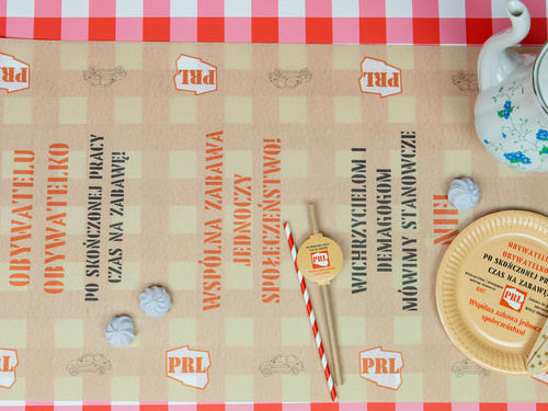Bieżnik urodzinowy PRL - 5 m - 1 szt.