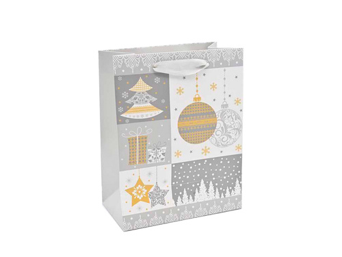 Torebka prezentowa bożonarodzeniowa średnia - 1 szt.