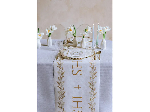 Dekoracja bieżnik na stół IHS - 40 cm x 5 m - 1 szt.