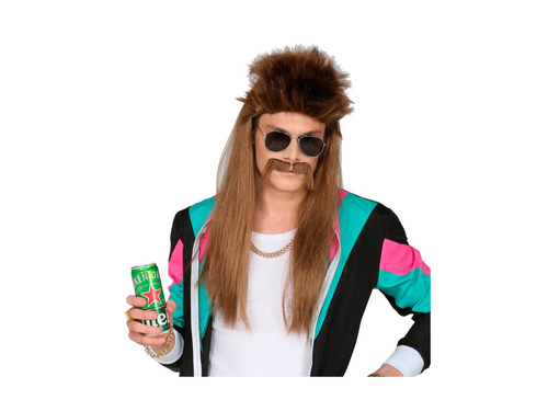 Peruka Redneck z wąsami