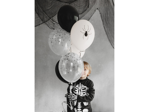 Balony lateksowe Pająki - 30 cm - 6 szt.