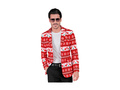 Imprezowa marynarka Merry Christmas - czerwona