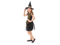 Kostium Czarno-złota Czarownica - 1 szt.