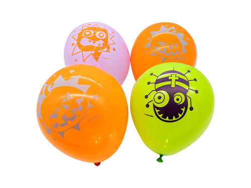 Balony lateksowe świecące LED - 25 cm - 4 szt.