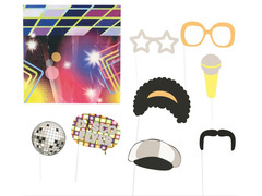Foto rekwizyty Disco z tłem - 6 szt.
