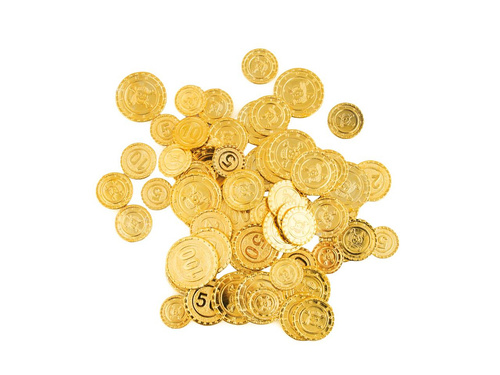 Złote monety - 50 szt.