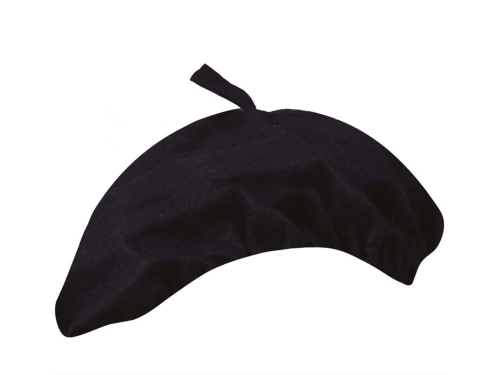Beret czarny dla dzieci - 1 szt.