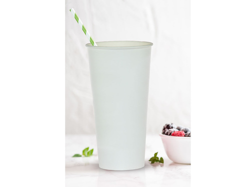 Kubeczki papierowe białe - 500 ml - 6 szt.