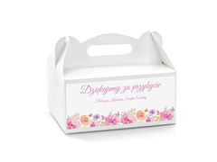 Personalizowane pudełka na ciasto komunijne - 6 szt.