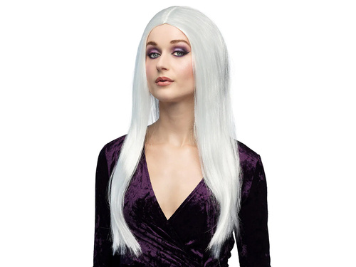 Peruka czarownicy biała - 1 szt.