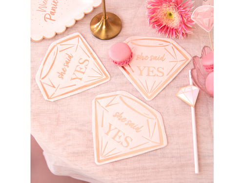 Serwetki Diament - She said YES - 10 szt.