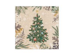 EKO Serwetki bożonarodzeniowe Choinka Vintage - 33 cm - 20 szt.
