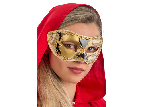 Maska karnawałowa złota