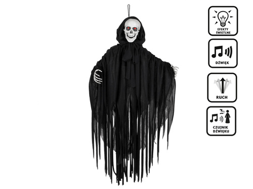 Dekoracja wisząca Mroczny żniwiarz- 90 cm - 1 szt.