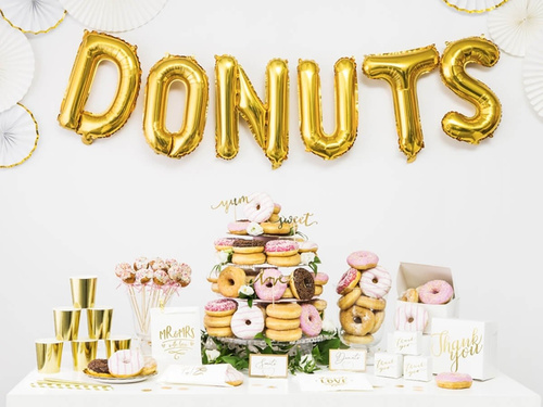 Talerzyki papierowe złote - 18 cm - 6 szt.