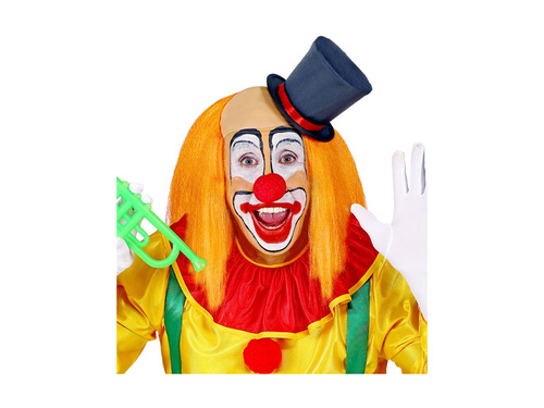 Nakrycie głowy peruka klauna z pomarańczowymi włosami