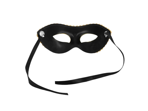 Maska karnawałowa złota - 1 szt.