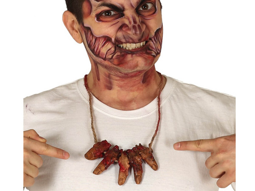 Naszyjnik z odciętymi palcami - 1 szt.