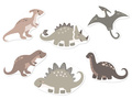 Dekoracja dwustronna Dinozaury - 12 szt.