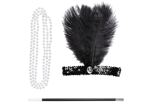 Zestaw retro charleston - 3 szt.