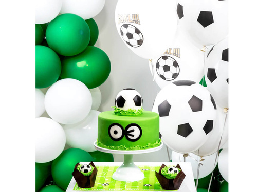 Balony lateksowe Piłka Nożna - 30 cm - 6 szt.