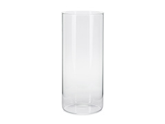 Szklana tuba na Świece - 10x23cm - 1 szt.