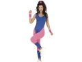 Kostium Fitness lata 80-te dla kobiety