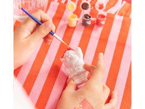 Bombka gipsowa Mikołaj do malowania DIY