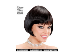 Czarna peruka Valentina