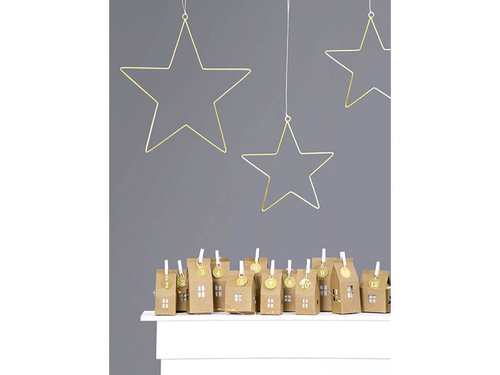 Zawieszki metalowe Gwiazdy - 2 szt.