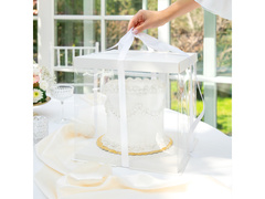 Ozdobne pudełko na ciasto- 30 x 30 x 30 cm - 1 szt.