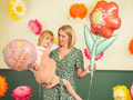 Balon foliowy Dla kochanej mamy - 35 cm - 1 szt.