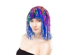 Peruka foliowa - kolorowa.