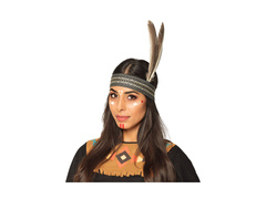 Elastyczna opaska na głowę Indianka