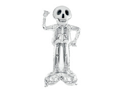 Balon foliowy stojący Kościotrup - 156 cm - 1 szt.