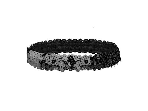 Opaska Retro czarna - 1 szt.