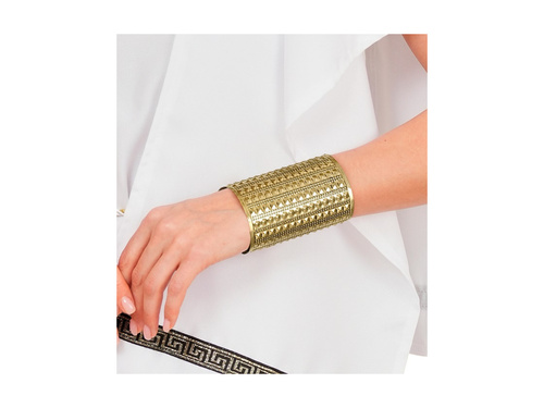 Brązowa bransoletka z kwadratowymi ćwiekami