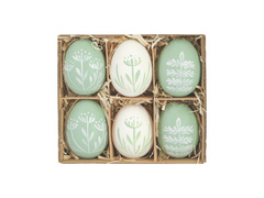 Dekoracja wisząca pisanki - 6 szt.