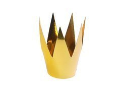 Korona królowej Party - złota - 3 szt.