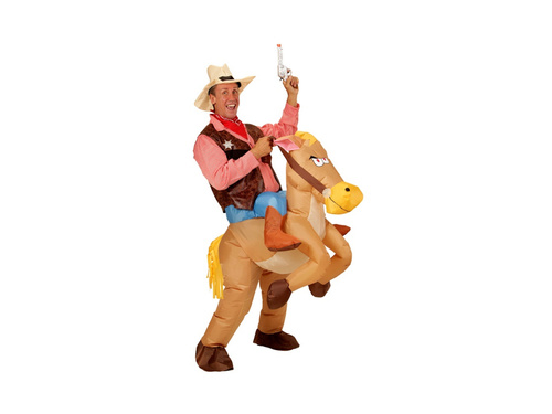 Strój kowboja na koniu