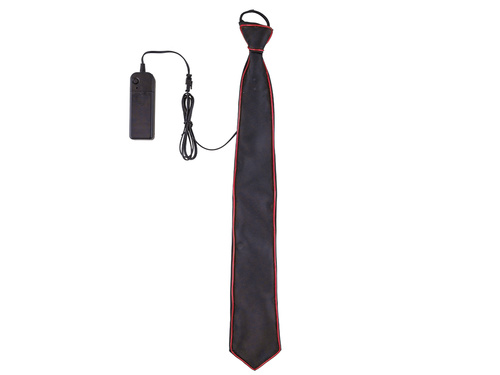 Krawat LED różowy - 1 szt.