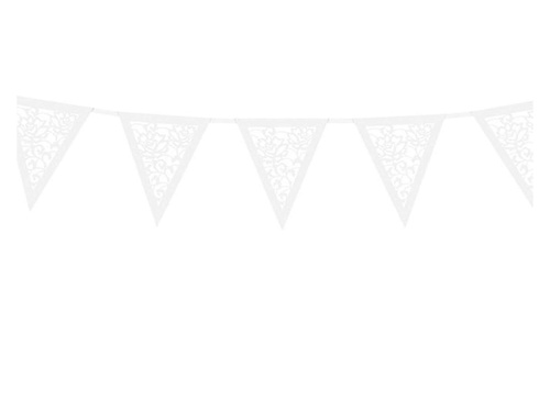 Girlanda papierowa perłowa - 19,5 x 300 cm - 1 szt.